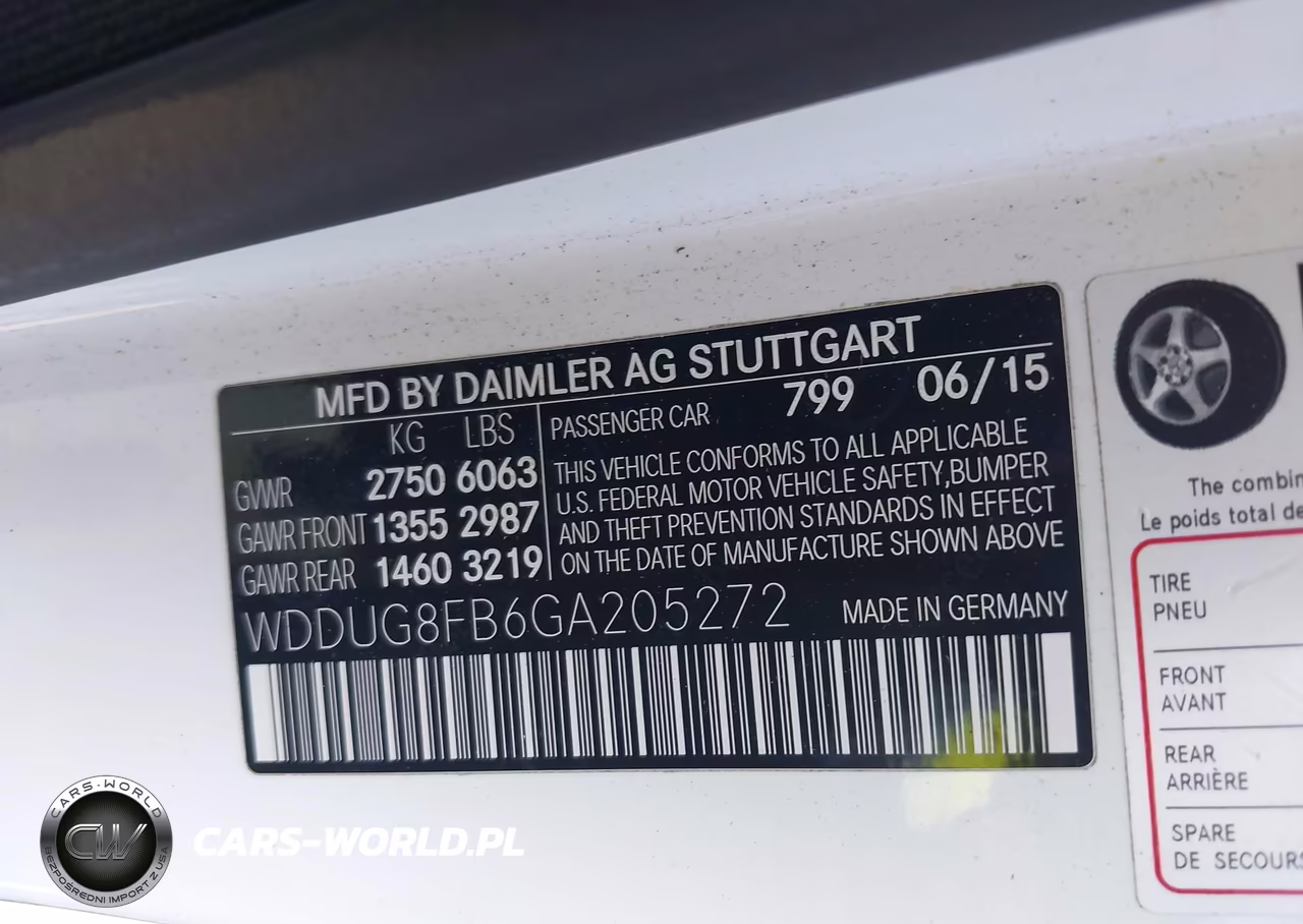 2016 Mercedes-Benz S 550 4Matic VIN:WDDUG8FB6GA205272 - 9