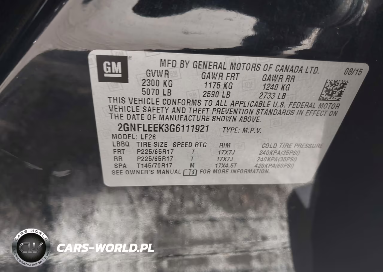 2016 Chevrolet Equinox Ls VIN:2GNFLEEK3G6111921 - 9