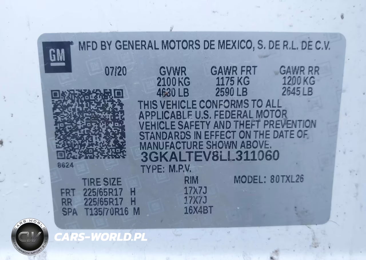 2020 GMC Terrain Awd Sle VIN:3GKALTEV8LL311060 - 9