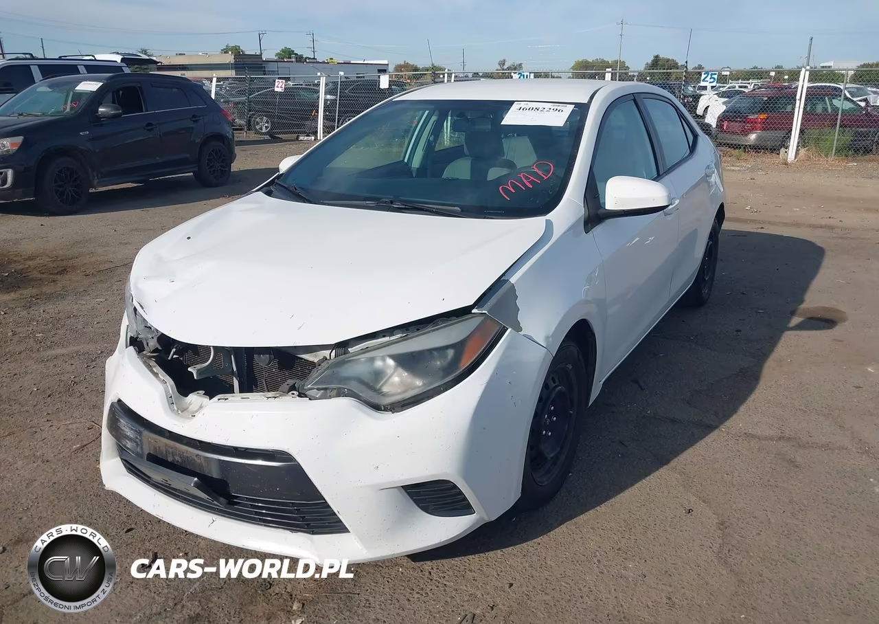 2015 Toyota Corolla Le VIN:5YFBURHE4FP209242 - 2