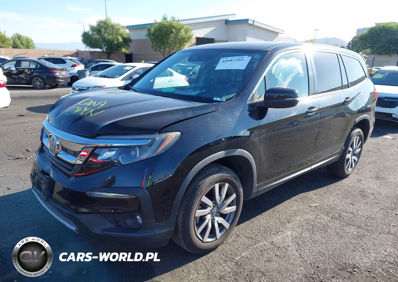 2021 Honda Pilot 2Wd Ex-L VIN:5FNYF5H58MB002763 - 2
