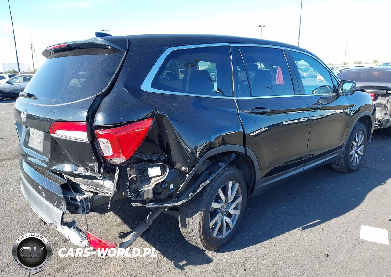 2021 Honda Pilot 2Wd Ex-L VIN:5FNYF5H58MB002763 - 4