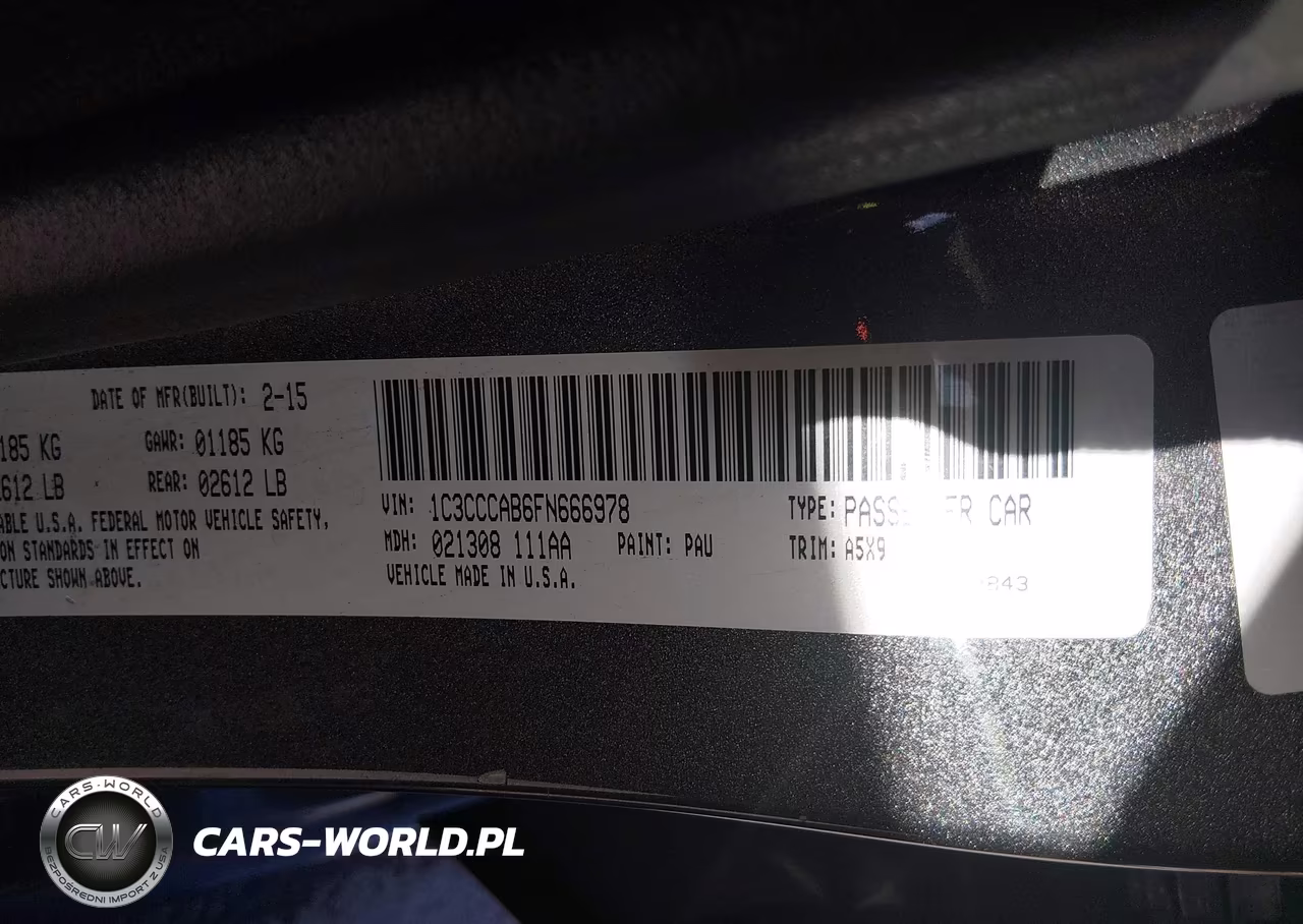 2015 Chrysler 200 Limited VIN:1C3CCCAB6FN666978 - 9