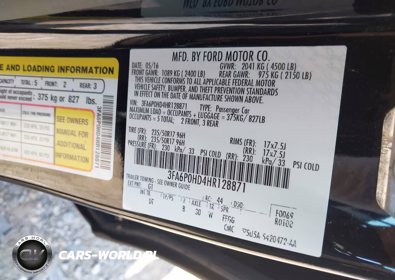 2017 Ford Fusion Se VIN:3FA6P0HD4HR128871 - 9