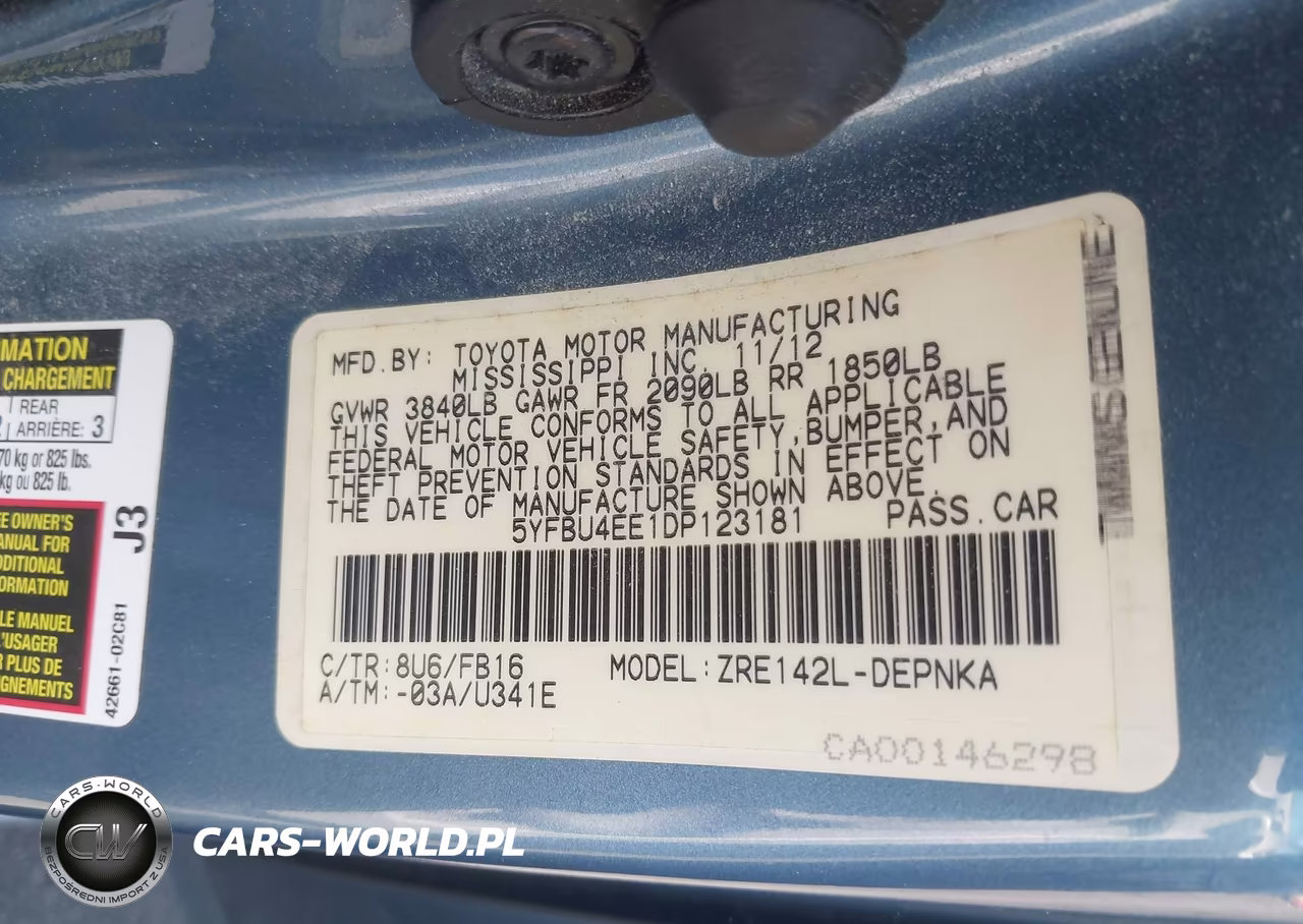 2013 Toyota Corolla Le VIN:5YFBU4EE1DP123181 - 9