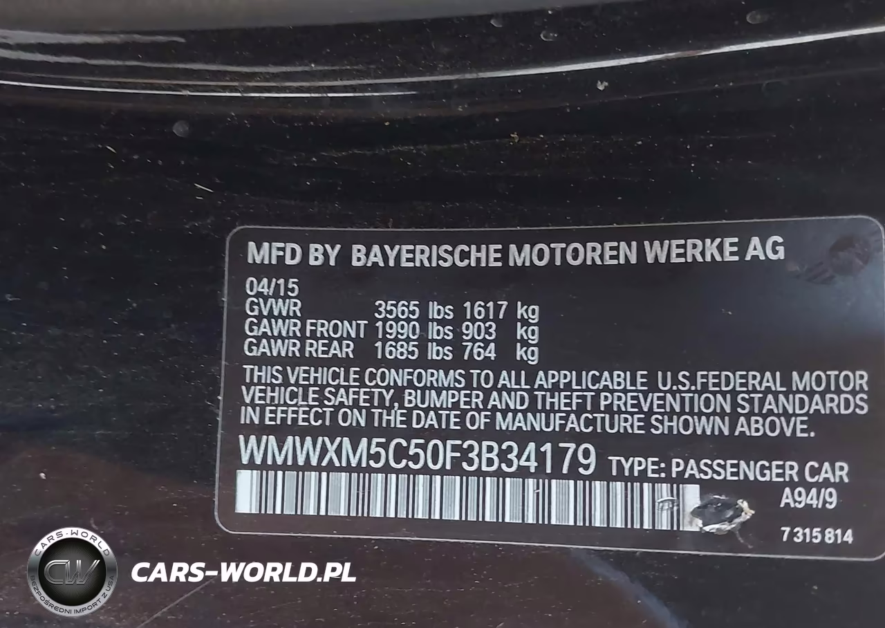 2015 Mini Hardtop Cooper VIN:WMWXM5C50F3B34179 - 9