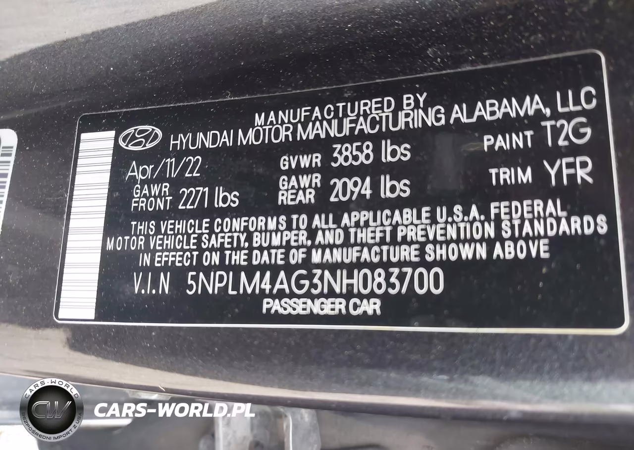 2022 Hyundai Elantra Sel VIN:5NPLM4AG3NH083700 - 9