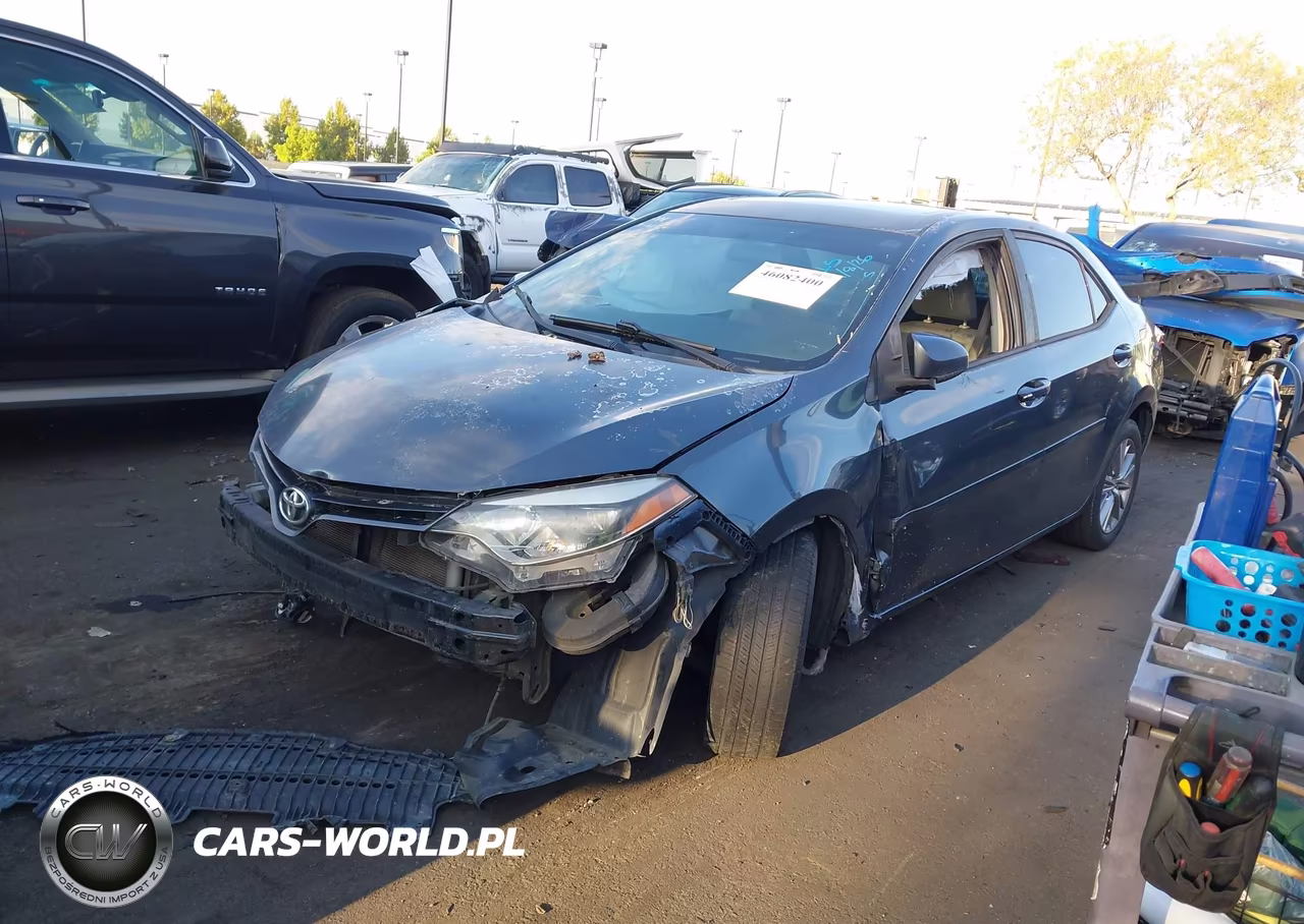 2015 Toyota Corolla Le Plus VIN:5YFBURHE8FP326032 - 2