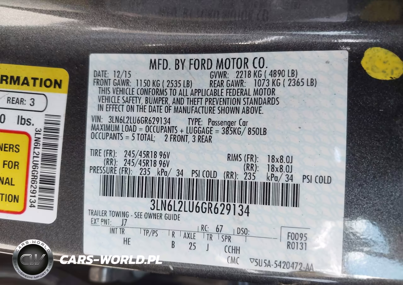 2016 Lincoln Mkz Hybrid VIN:3LN6L2LU6GR629134 - 9