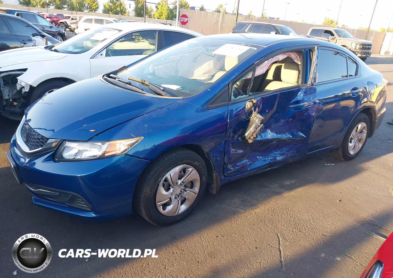 2014 Honda Civic Lx VIN:19XFB2F54EE257826 - 2
