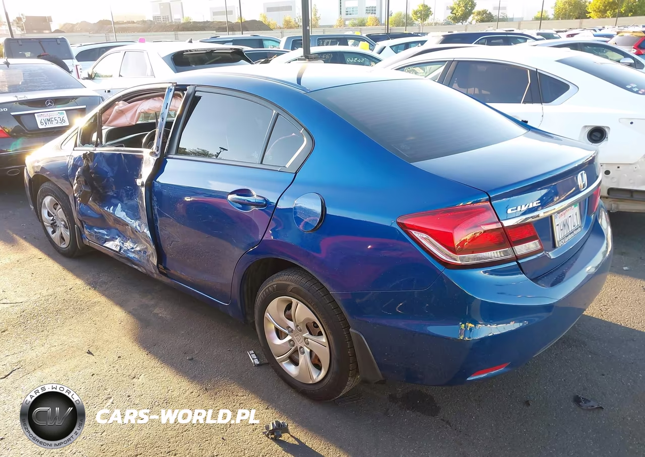 2014 Honda Civic Lx VIN:19XFB2F54EE257826 - 3