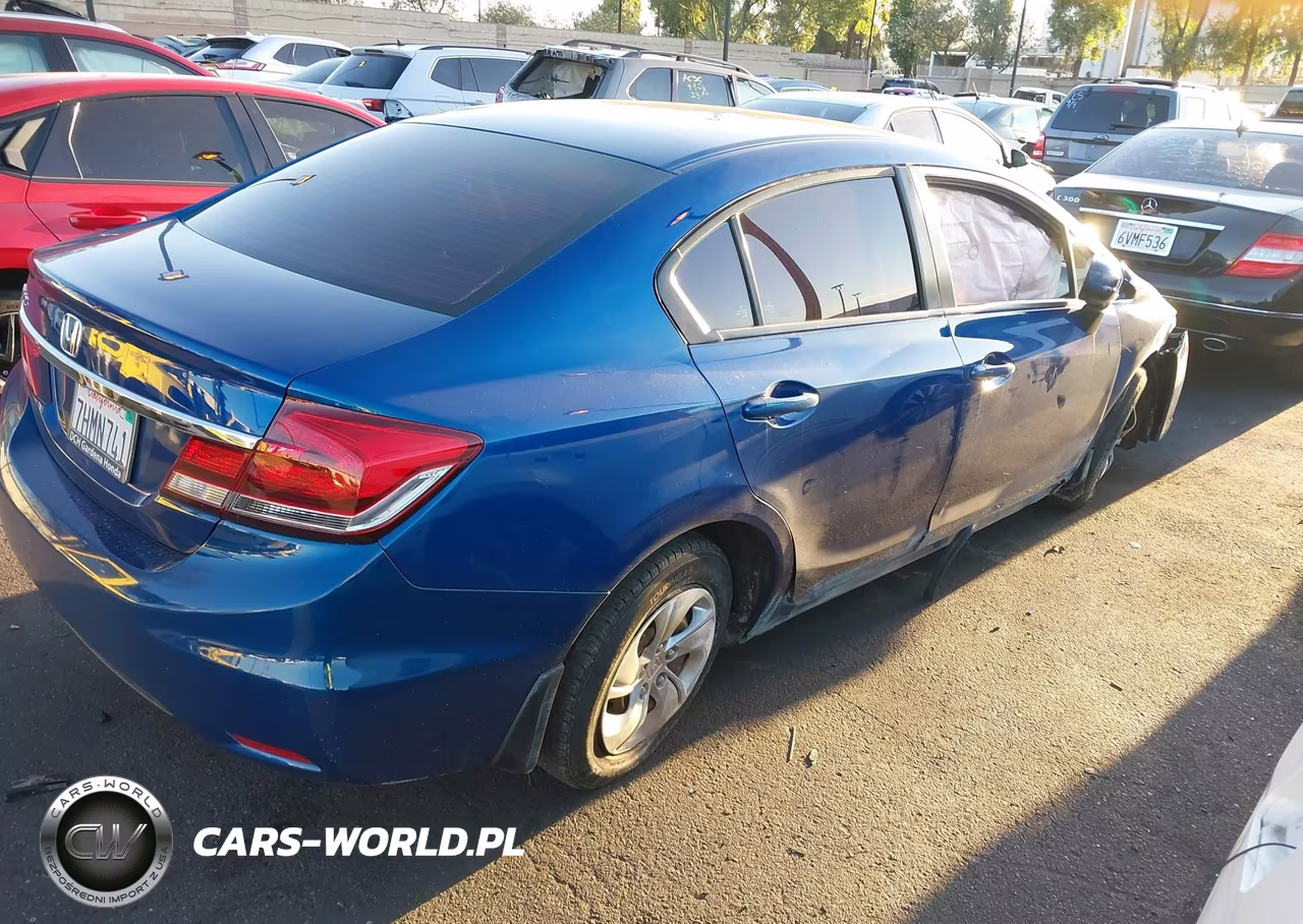2014 Honda Civic Lx VIN:19XFB2F54EE257826 - 4