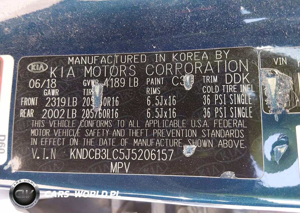 2018 Kia Niro Lx VIN:KNDCB3LC5J5206157 - 9