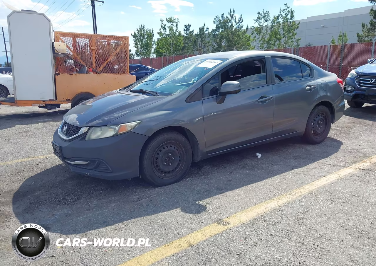 2013 Honda Civic Lx VIN:19XFB2F51DE243557 - 2