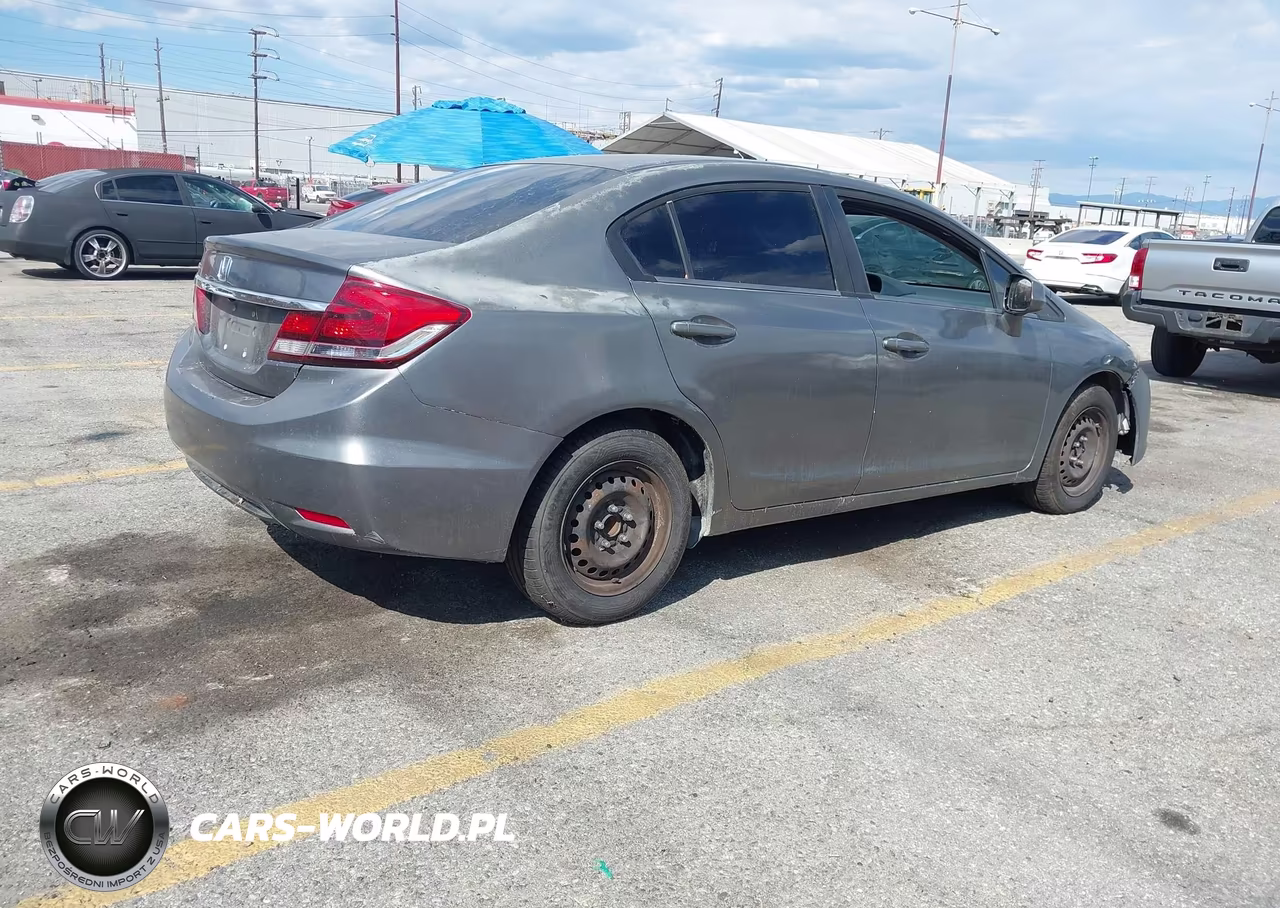 2013 Honda Civic Lx VIN:19XFB2F51DE243557 - 4
