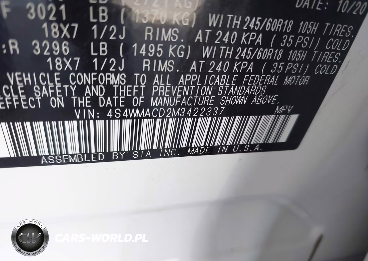2021 Subaru Ascent Premium VIN:4S4WMACD2M3422337 - 9