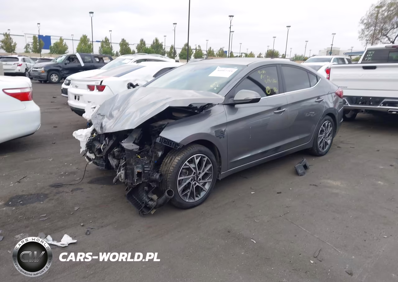 2019 Hyundai Elantra Limited VIN:5NPD84LFXKH495413 - 2