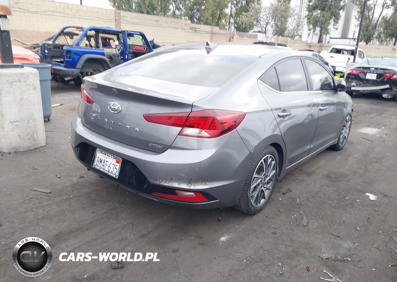 2019 Hyundai Elantra Limited VIN:5NPD84LFXKH495413 - 4
