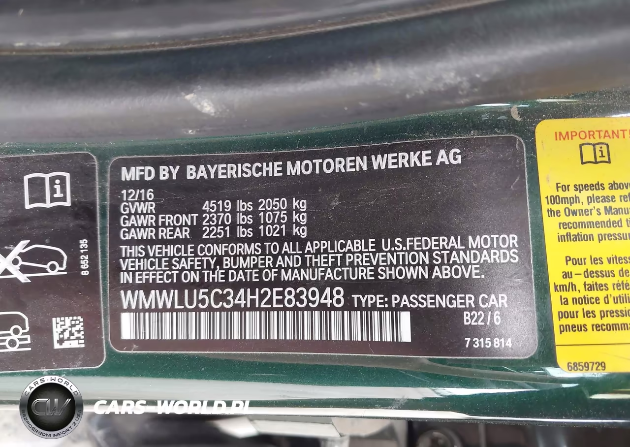 2017 Mini Clubman Cooper S VIN:WMWLU5C34H2E83948 - 9