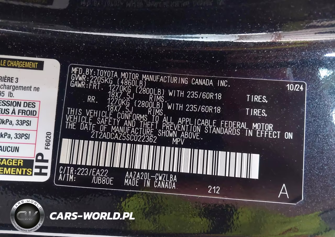 2025 Lexus Nx 250 VIN:2T2ADCAZ5SC022362 - 9