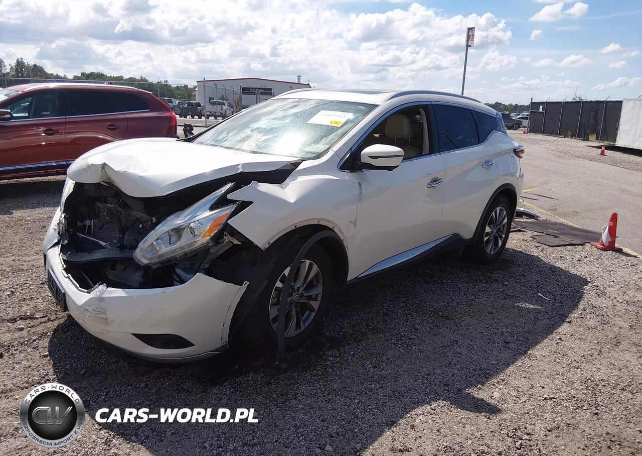 2017 Nissan Murano Sl VIN:5N1AZ2MH7HN187236 - 2