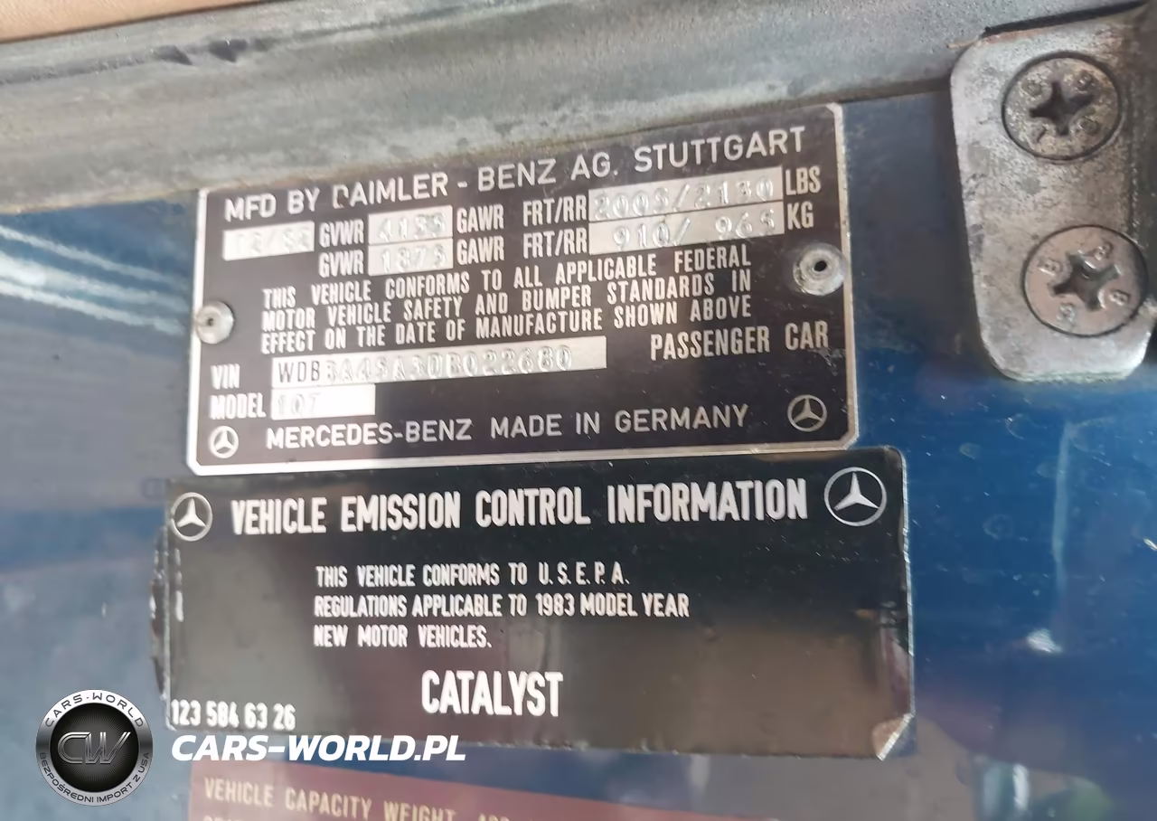 1983 Mercedes-Benz 380 Sl VIN:WDBBA45A3DB022680 - 9