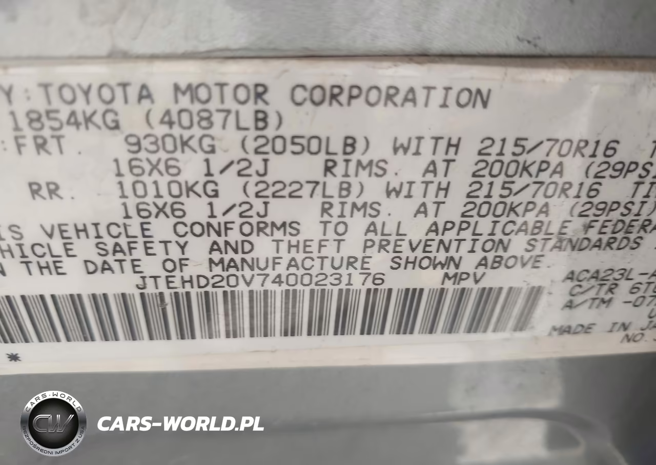 2004 Toyota Rav4 VIN:JTEHD20V740023176 - 9