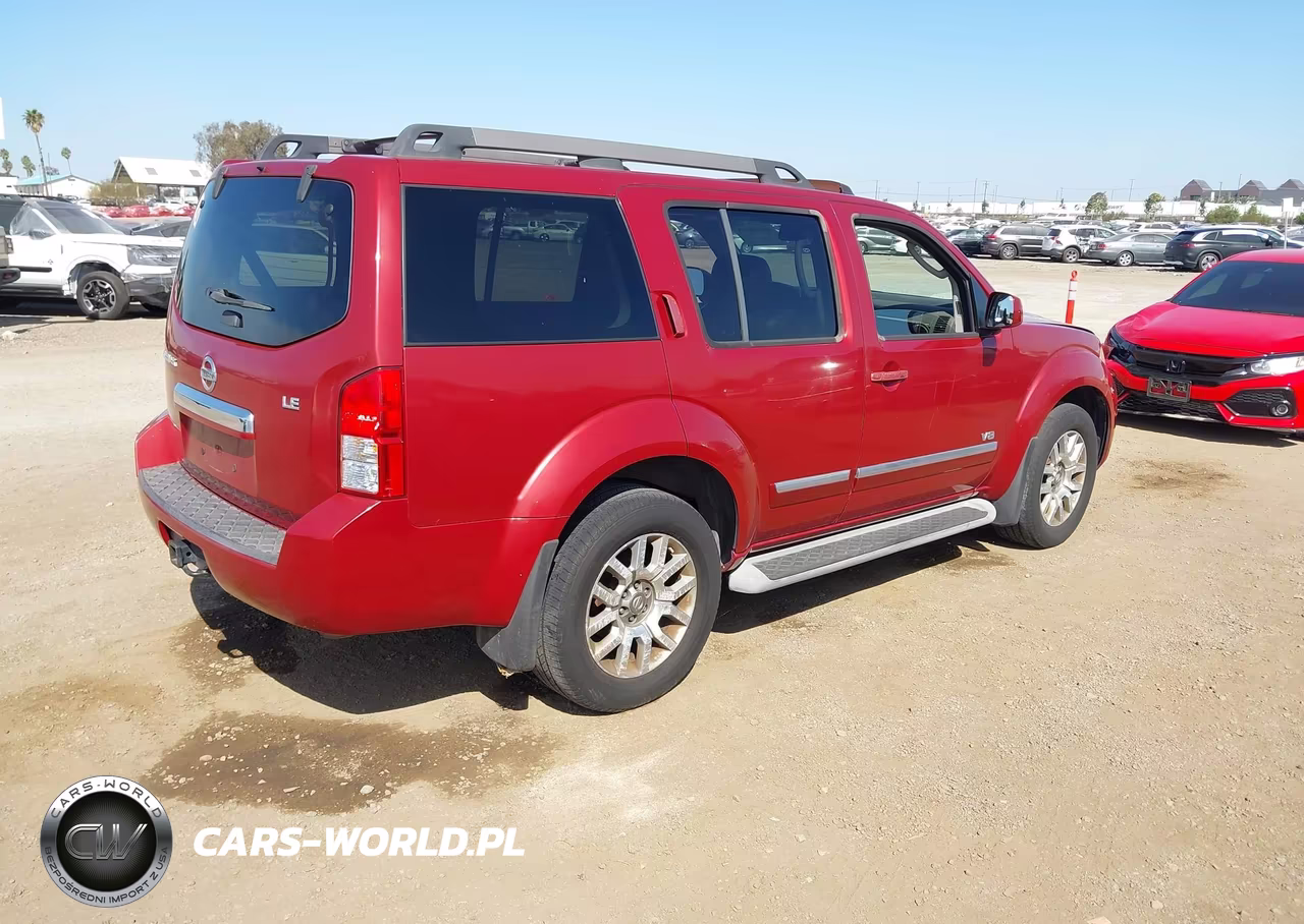 2008 Nissan Pathfinder Le V8 VIN:5N1BR18A88C622966 - 4