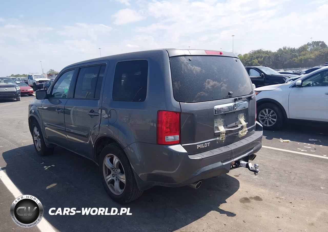 2012 Honda Pilot Ex-L VIN:5FNYF3H54CB010037 - 3