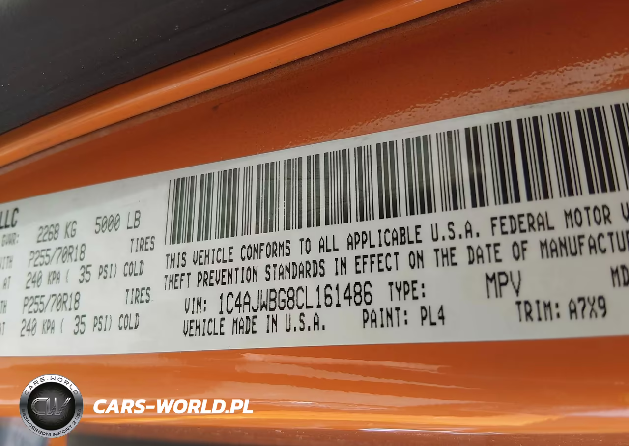 2012 Jeep Wrangler Sahara VIN:1C4AJWBG8CL161486 - 9