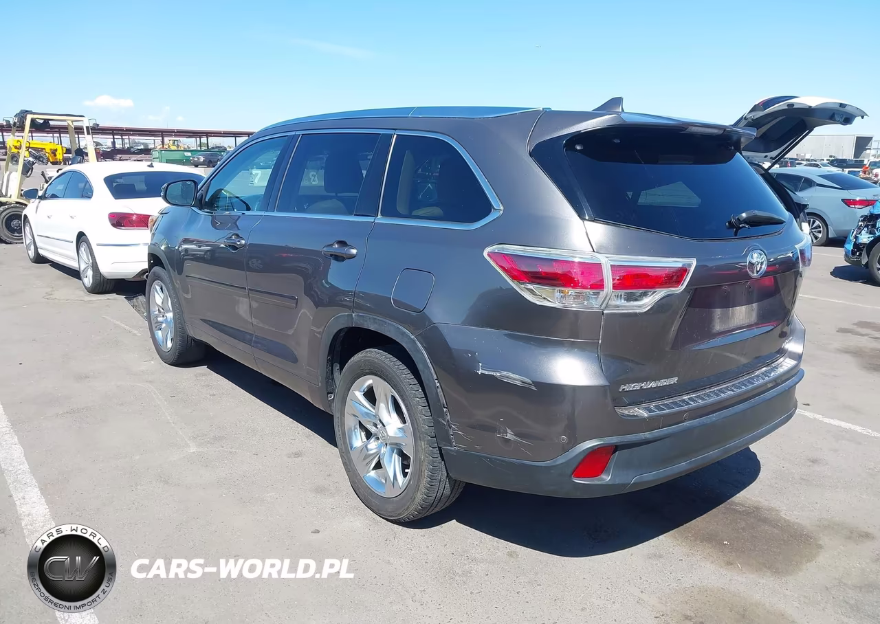 2015 Toyota Highlander Limited V6 VIN:5TDYKRFH3FS106253 - 3