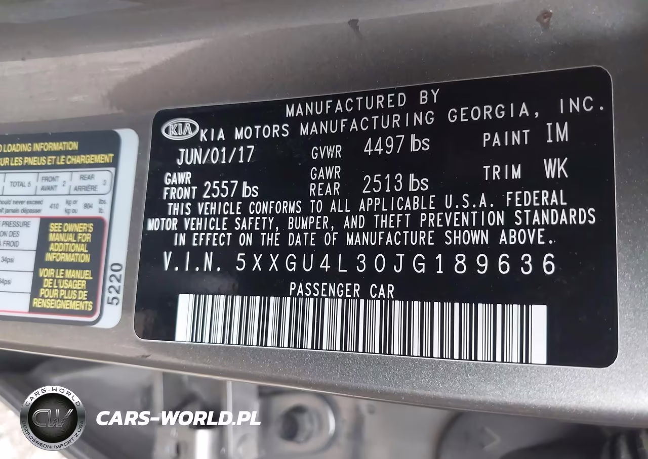 2018 Kia Optima Ex VIN:5XXGU4L30JG189636 - 9