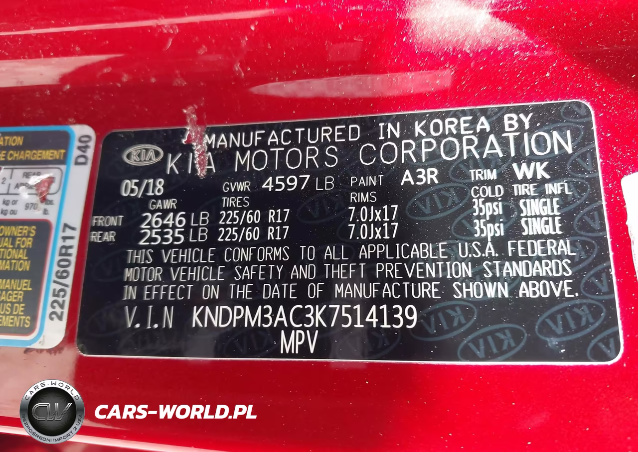 2019 Kia Sportage Lx VIN:KNDPM3AC3K7514139 - 9