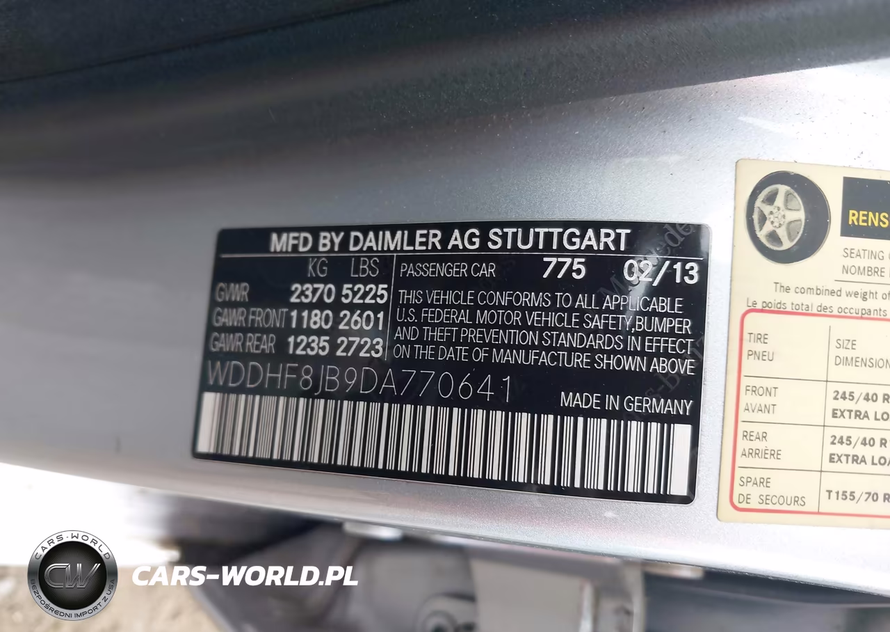 2013 Mercedes-Benz E 350 4Matic VIN:WDDHF8JB9DA770641 - 9