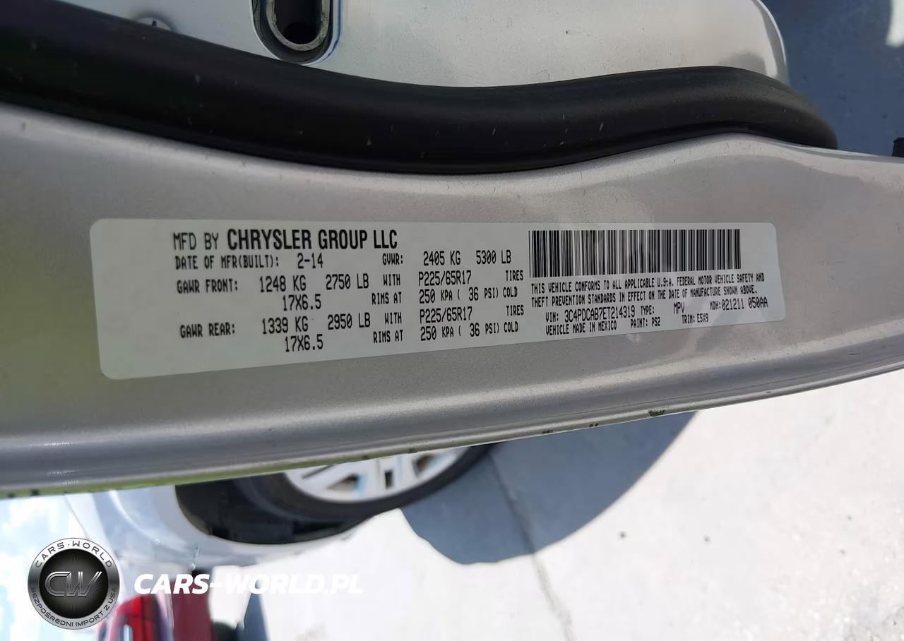 2014 Dodge Journey American Value Pkg VIN:3C4PDCAB7ET214319 - 9