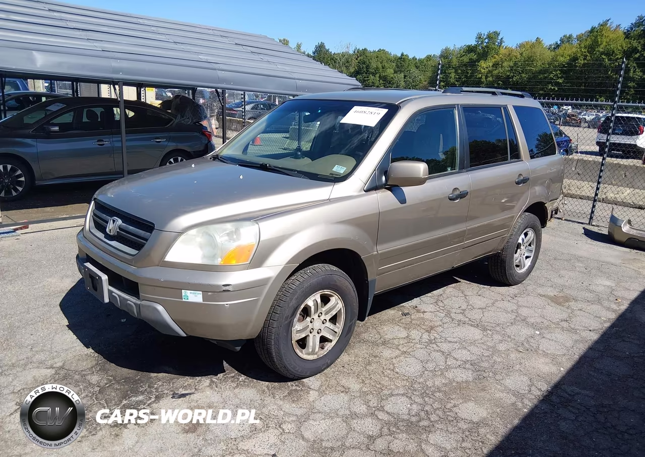 2003 Honda Pilot Ex-L VIN:2HKYF18683H550263 - 2