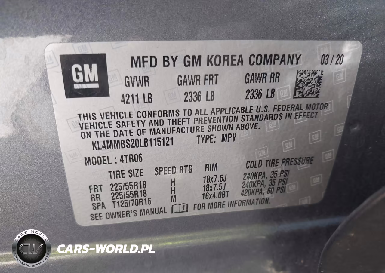 2020 Buick Encore Gx Fwd Preferred VIN:KL4MMBS20LB115121 - 9