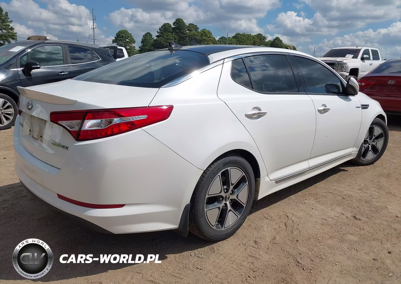 2013 Kia Optima Hybrid Ex VIN:KNAGM4AD6D5045459 - 4