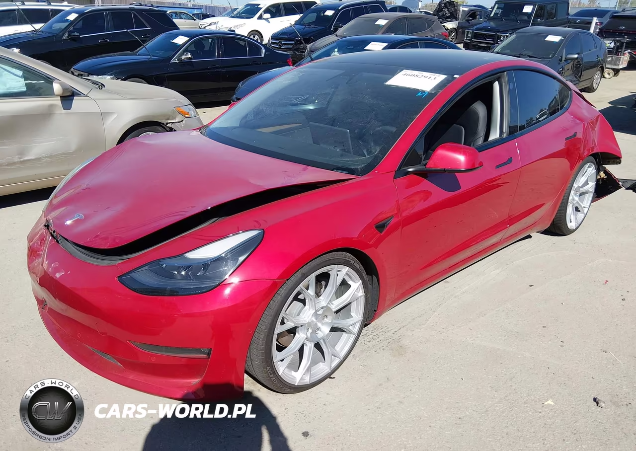2021 Tesla Model 3 Long Range Dual Motor All-Wheel Drive VIN:5YJ3E1EB5MF085441 - 2