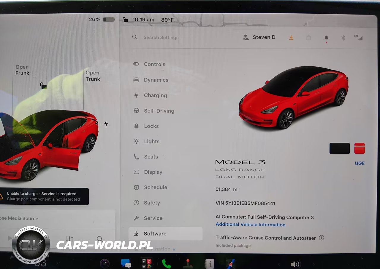 2021 Tesla Model 3 Long Range Dual Motor All-Wheel Drive VIN:5YJ3E1EB5MF085441 - 7