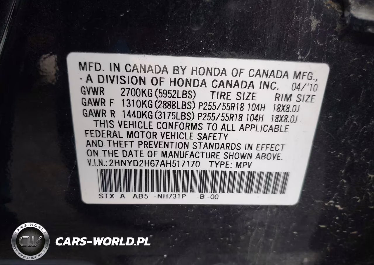 2010 Acura Mdx Technology Package VIN:2HNYD2H67AH517170 - 9