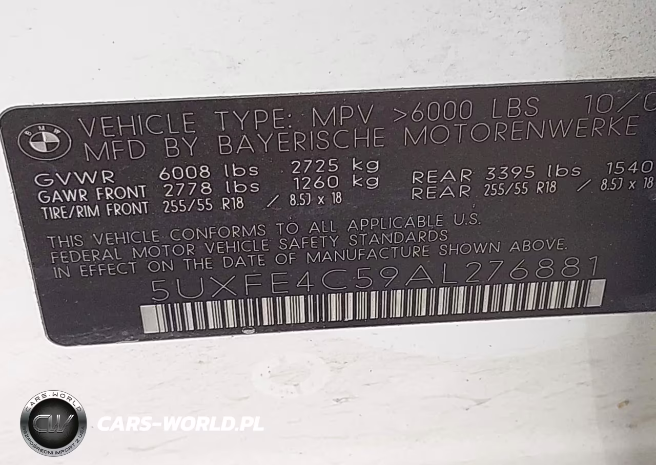 2010 BMW X5 xDrive30I VIN:5UXFE4C59AL276881 - 9
