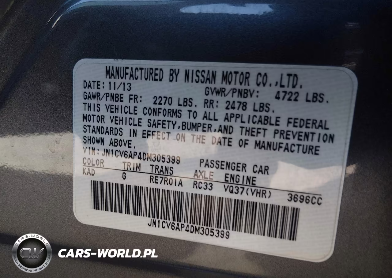 2013 Infiniti G37 Journey VIN:JN1CV6AP4DM305399 - 9