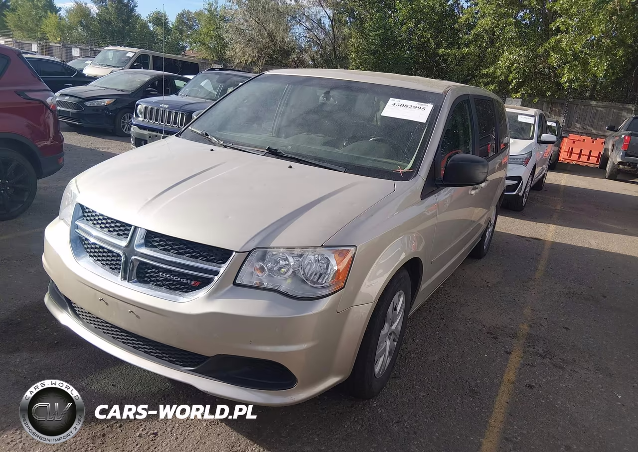2016 Dodge Grand Caravan Se VIN:2C4RDGBG3GR168309 - 2