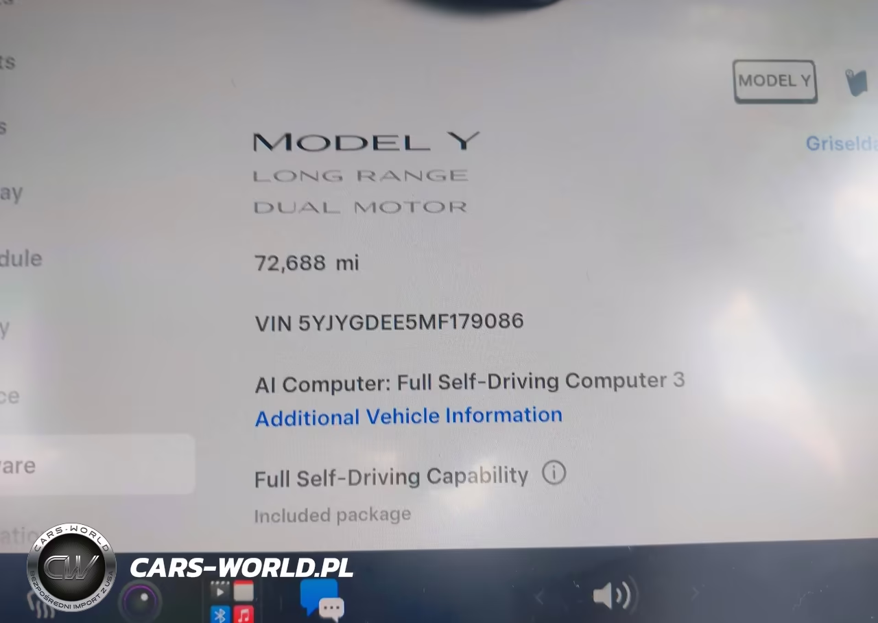 2021 Tesla Model Y Long Range Dual Motor All-Wheel Drive VIN:5YJYGDEE5MF179086 - 15