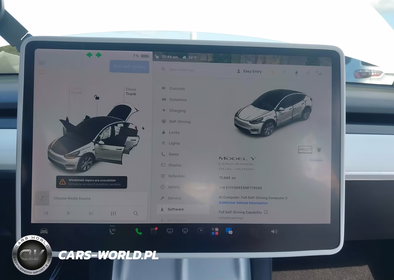 2021 Tesla Model Y Long Range Dual Motor All-Wheel Drive VIN:5YJYGDEE5MF179086 - 7