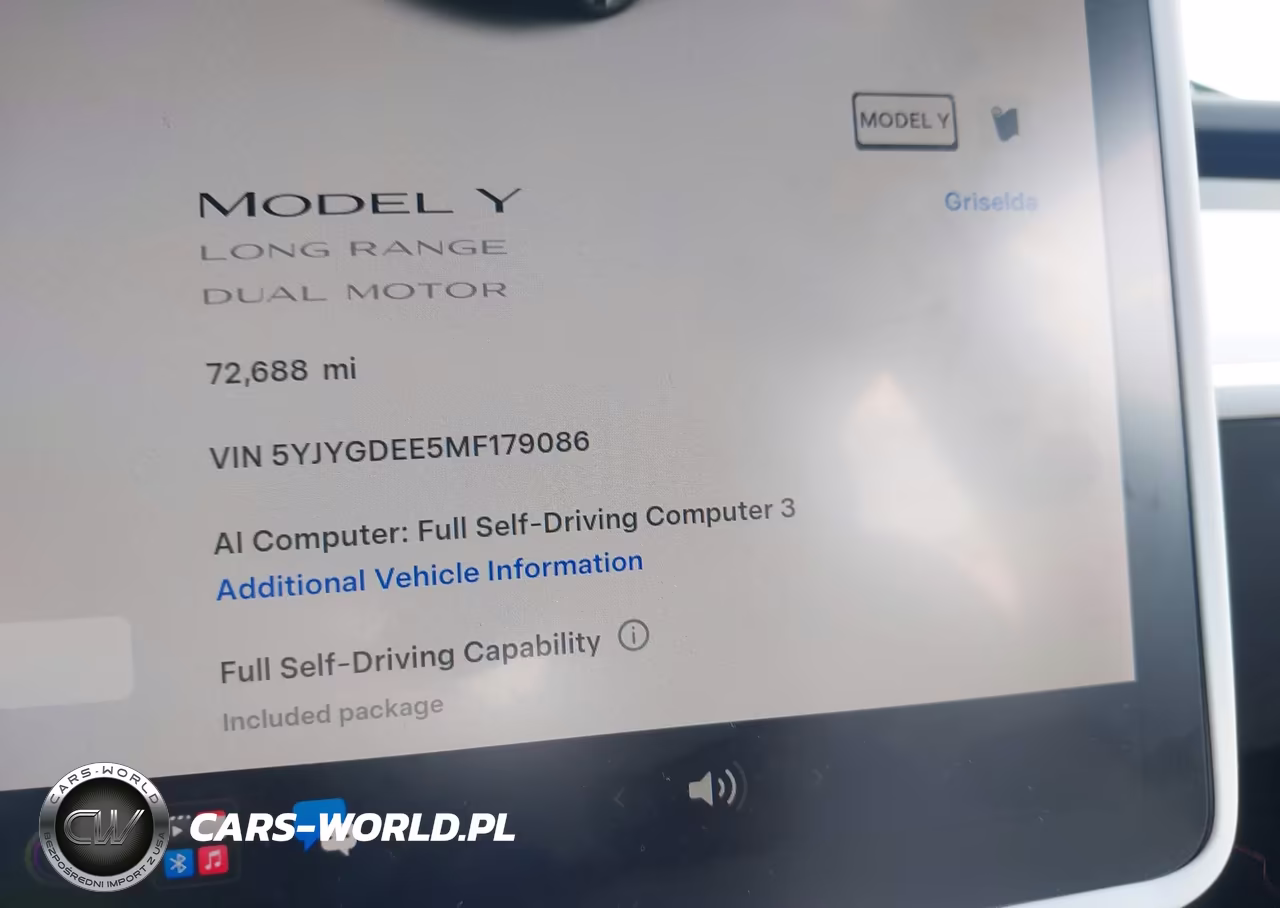 2021 Tesla Model Y Long Range Dual Motor All-Wheel Drive VIN:5YJYGDEE5MF179086 - 9