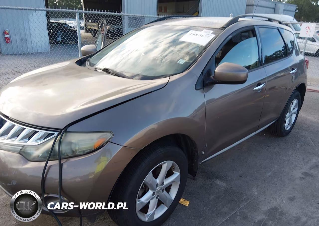 2009 Nissan Murano Sl VIN:JN8AZ18U79W019263 - 2