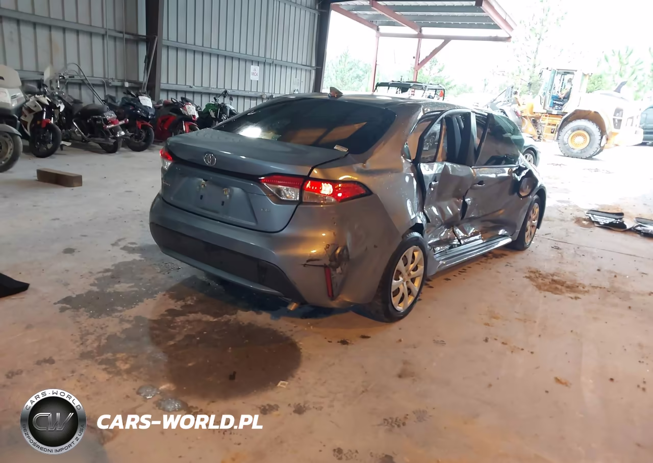 2021 Toyota Corolla Le VIN:JTDEPMAE0MJ187145 - 4