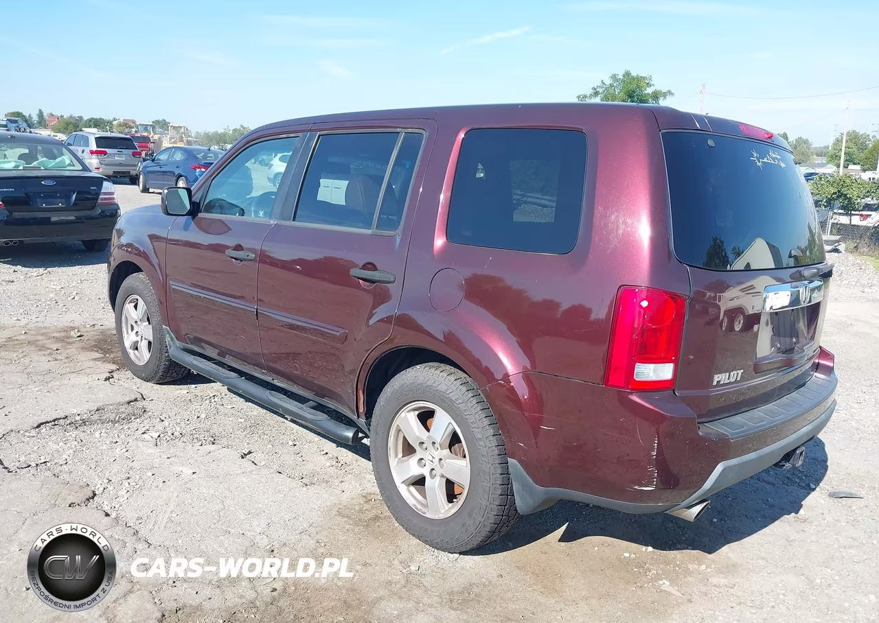 2010 Honda Pilot Ex-L VIN:5FNYF4H5XAB020641 - 3
